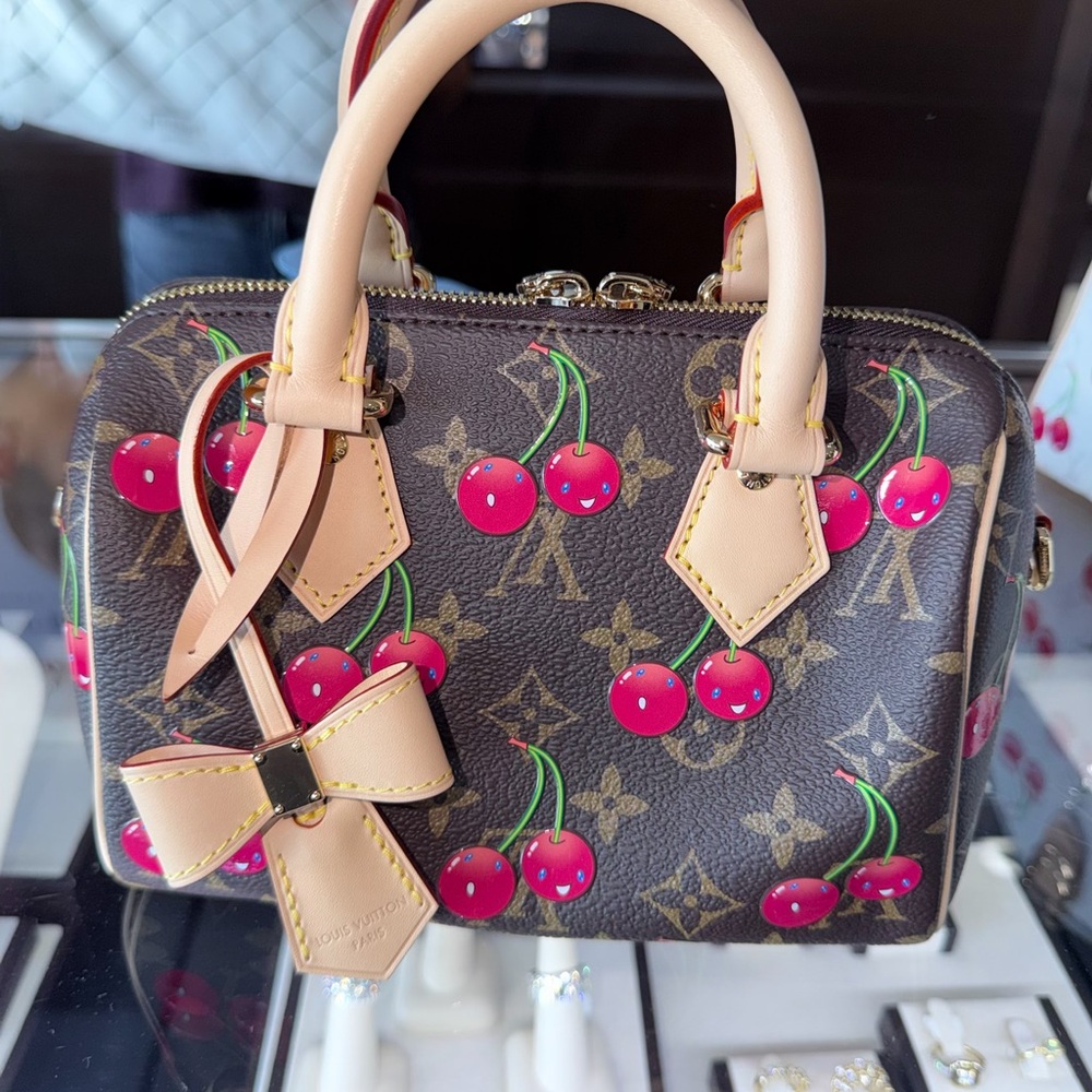 Louis Vuitton Cherry Print Crossbody Bag